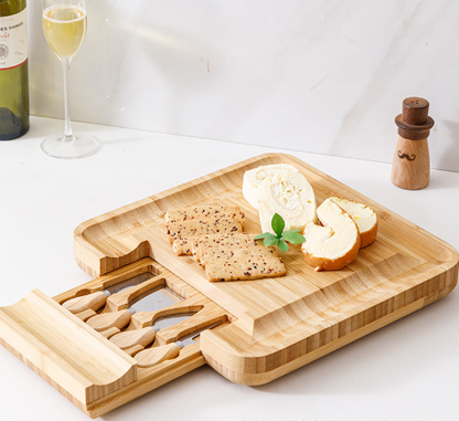 Bamboo Cheese Board & Charcuterie Set