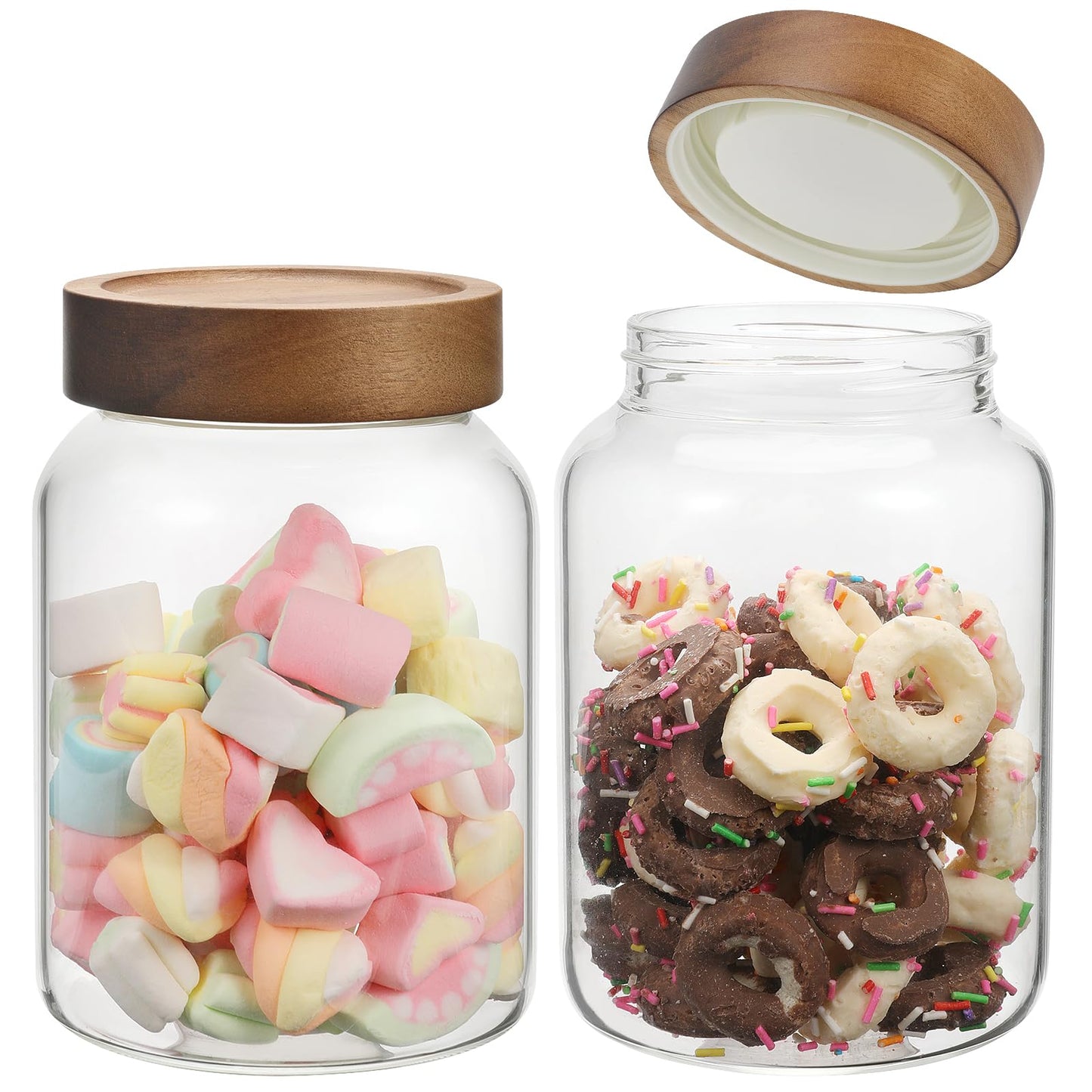 Glass Storage Jar with Cork Lid