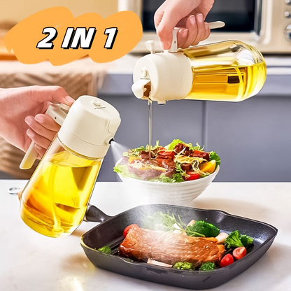 2 in 1 Oil Sprayer & Dispenser
