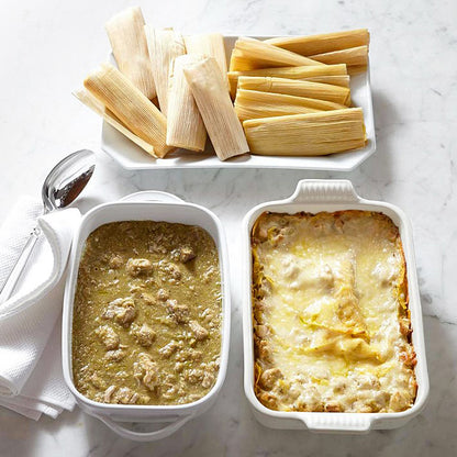 Ceramic Baking Dish and Soup Plate