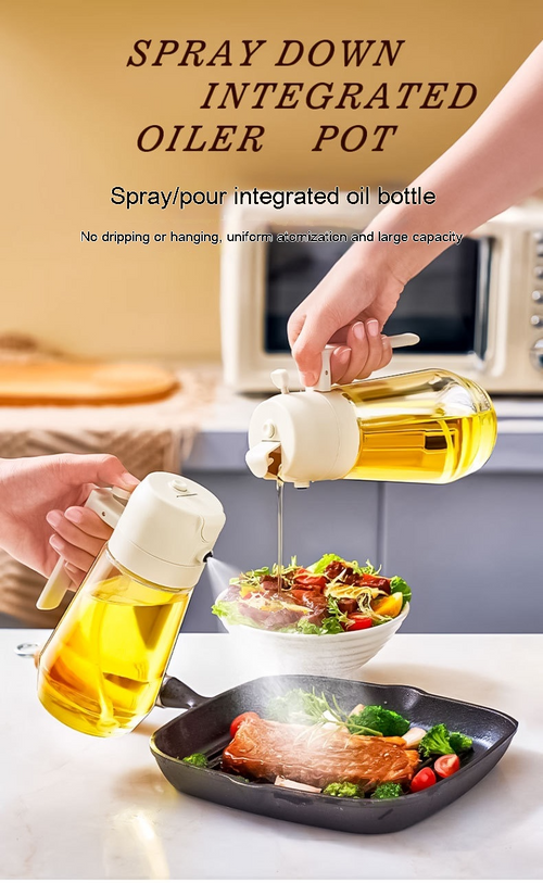 2 in 1 Oil Sprayer & Dispenser