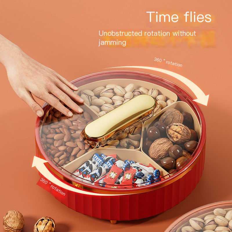 Rotating Snack Serving Tray