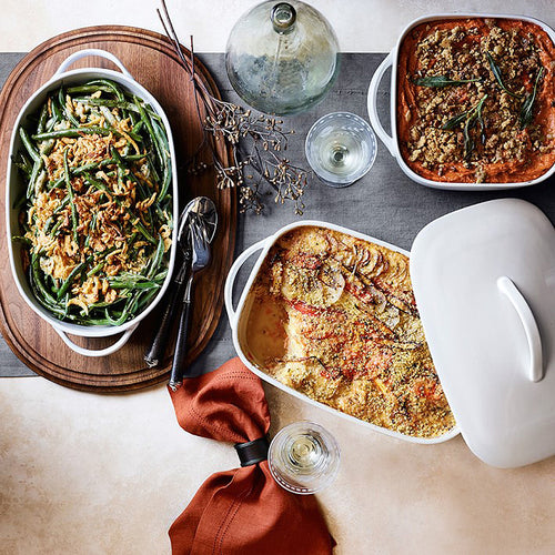 Ceramic Baking Dish and Soup Plate